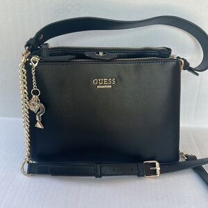 New GUESS Marg Top Handle Satchel/Crossbody Bag